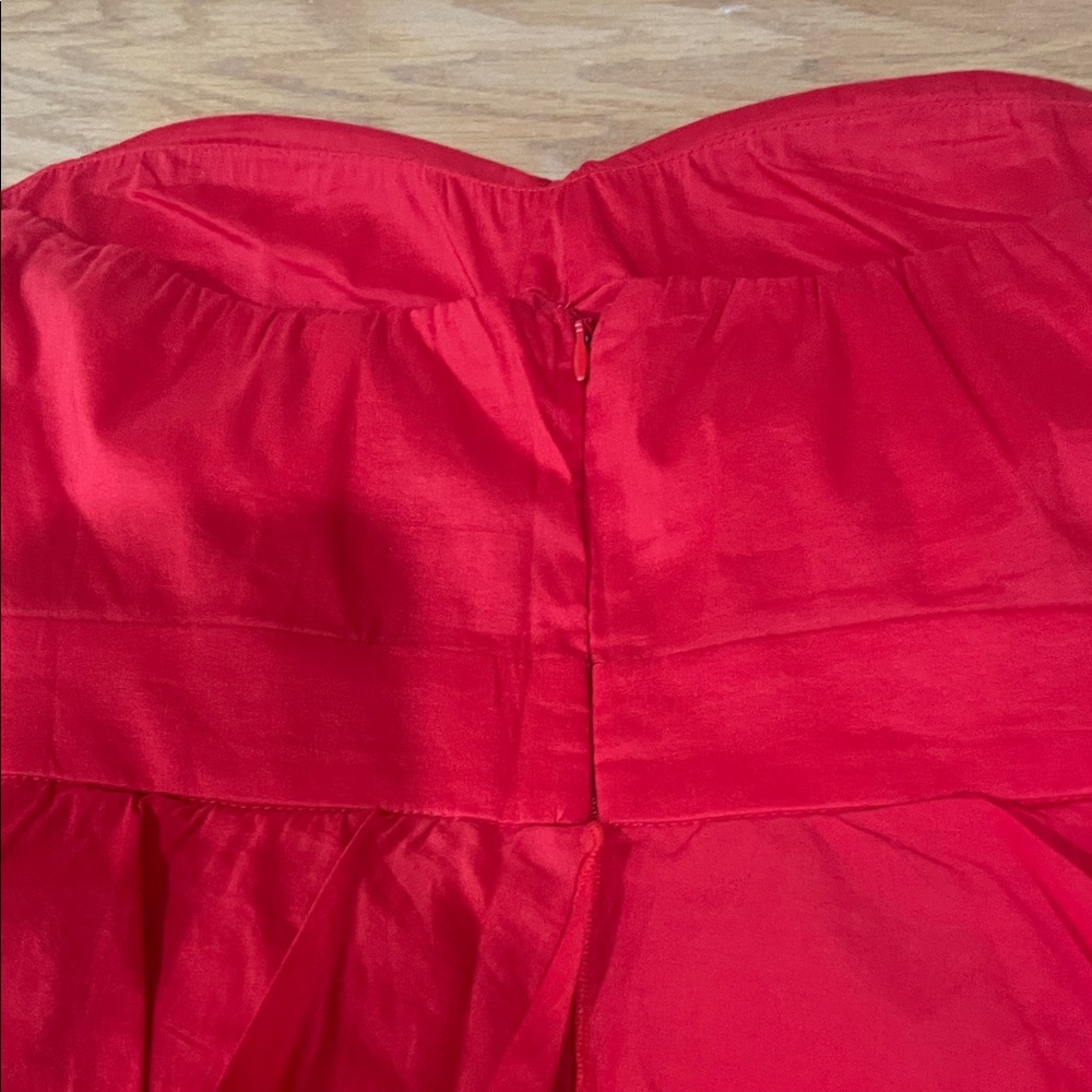 Red Ruffle Dress - Picture 3 of 3